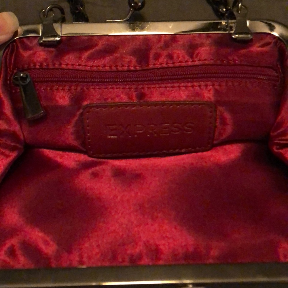 Express Ruby Red clutch purse - Picture 2 of 3